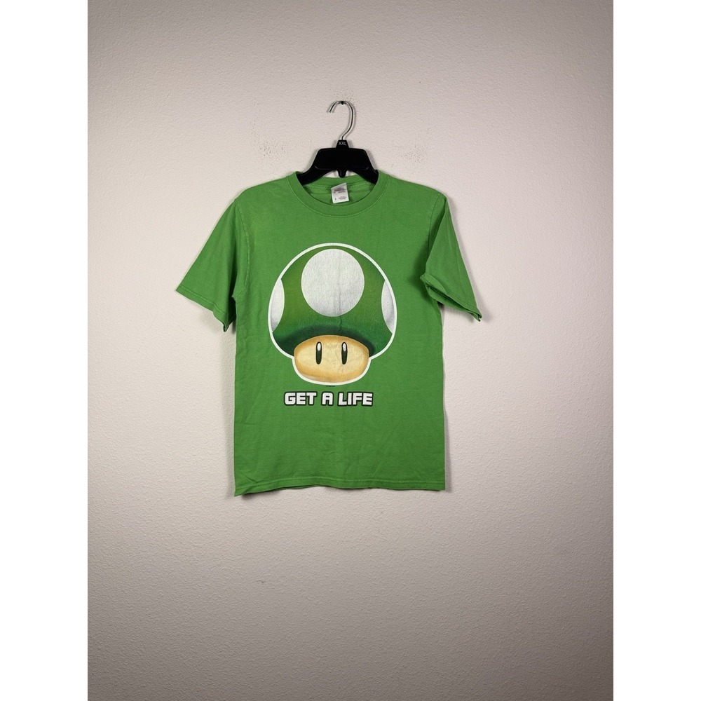 NINTENDO SUPER MARIO BROS. TOAD GET A LIFE T SHIRT‎ Sz S